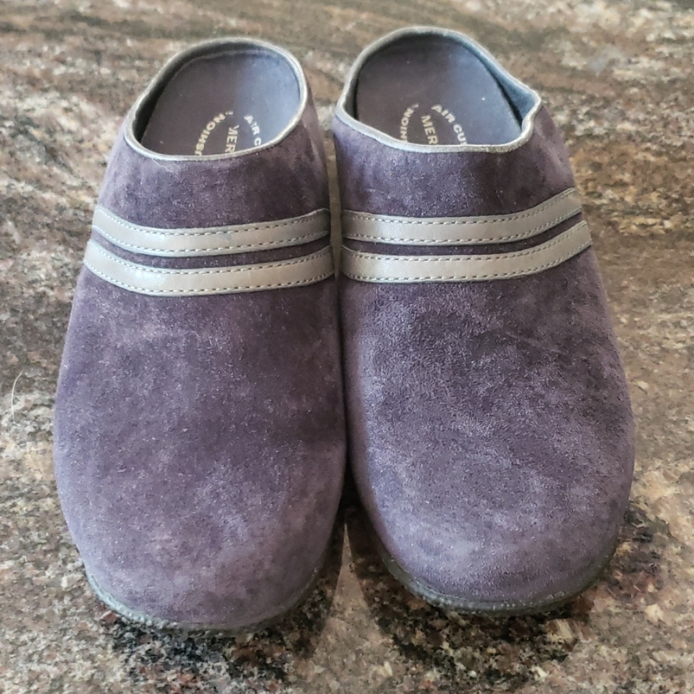Merrell blue suede clogs - Picture 1 of 7